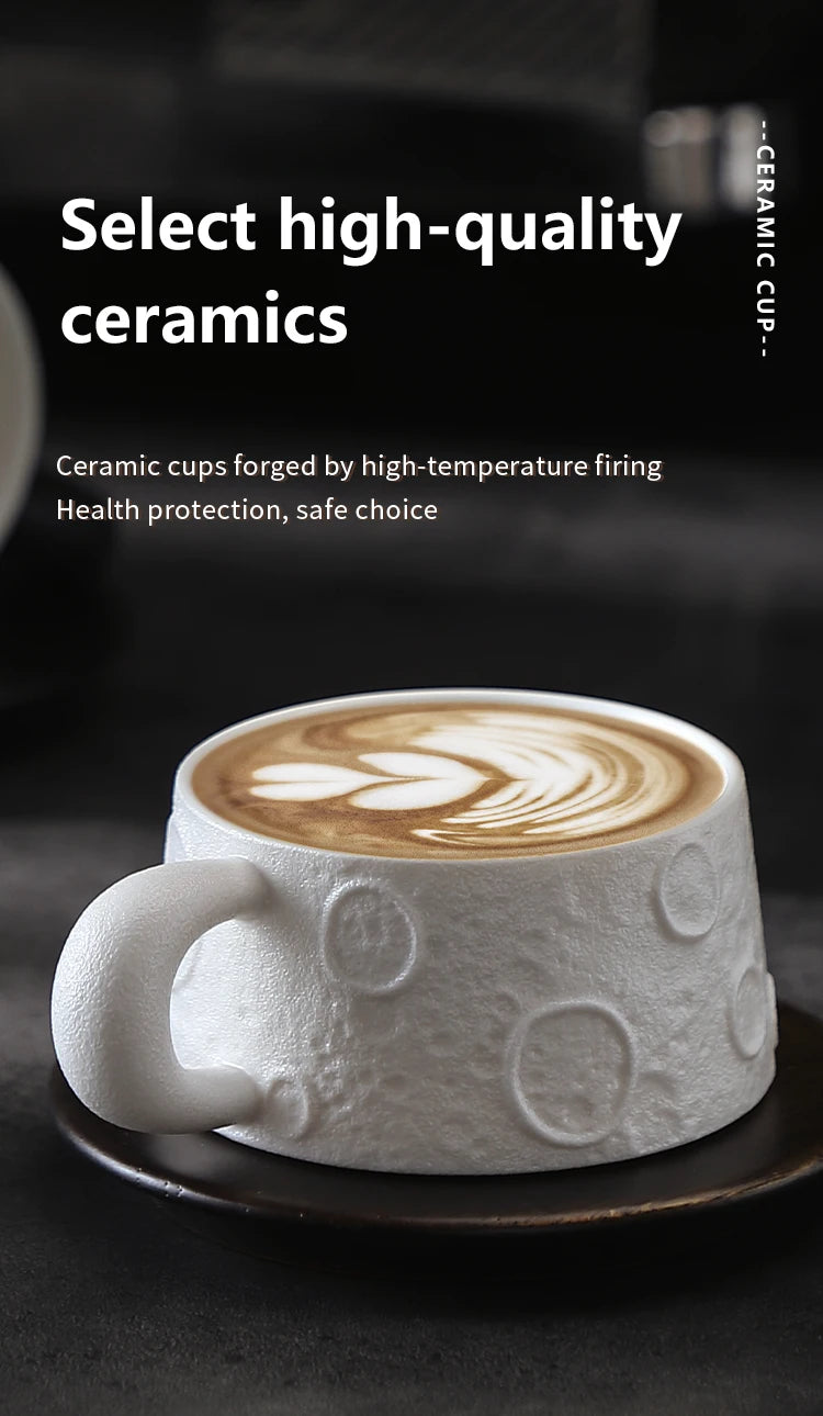 Tazas de cerámica, taza de café Retro con posavasos, taza de té creativa exquisita para la tarde, taza de leche para desayuno, regalo para niña, taza de café, taza de agua