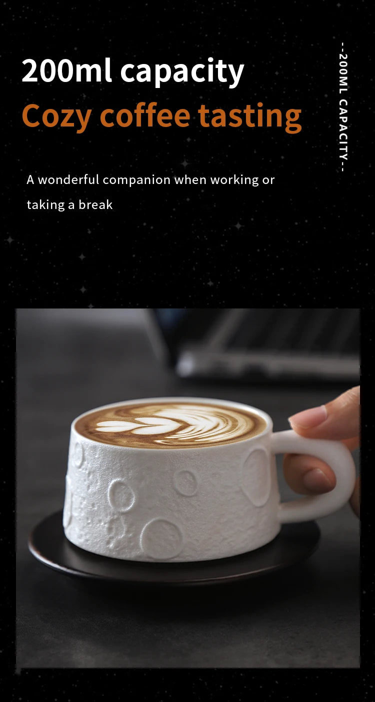 Tazas de cerámica, taza de café Retro con posavasos, taza de té creativa exquisita para la tarde, taza de leche para desayuno, regalo para niña, taza de café, taza de agua