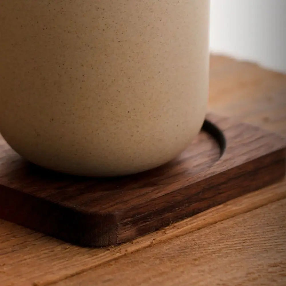 Wine Mug Ceramic Coffee Cup Wooden Handmade Teacup Bowl Thicked Heat-resistant Tea Drinking Cup Girl