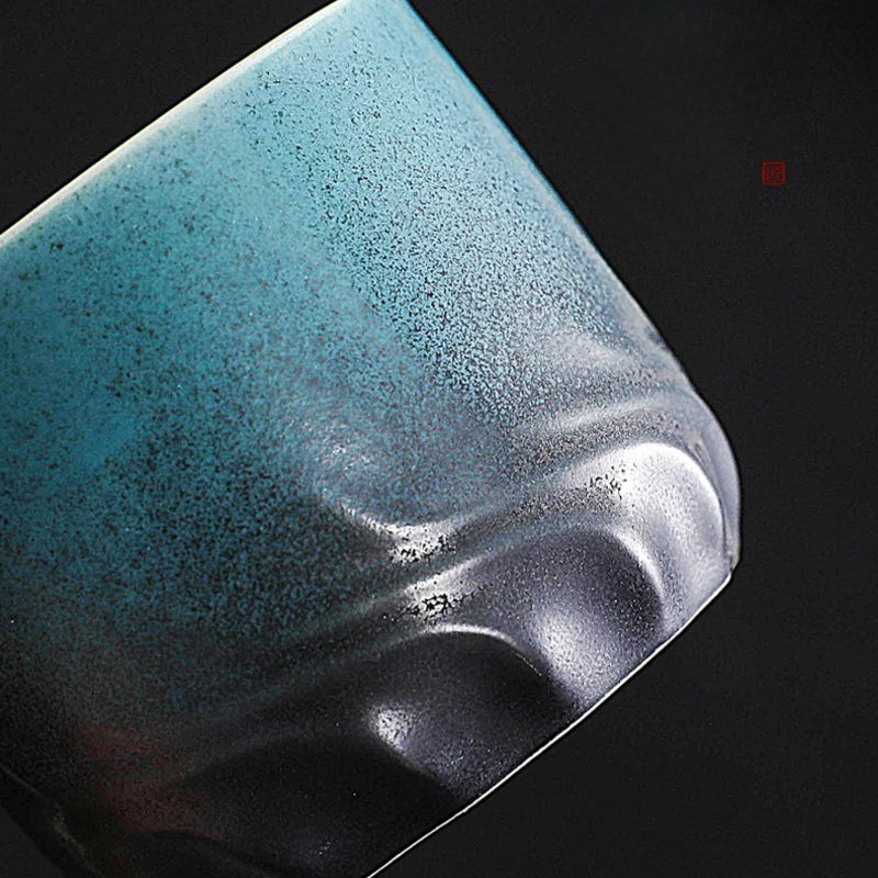 Taza de café exquisita hecha a mano creativa, taza de café Vintage con mango de madera, tazas, tazas, vasos, cocina, comedor, Bar, hogar