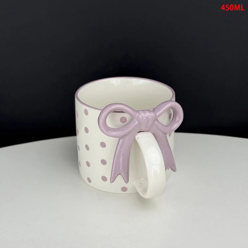 Taza de cerámica con mango de lazo creativo, taza de café con patrón de tablero de ajedrez para decoración del hogar